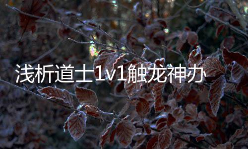 龙神浅析办法道士1触